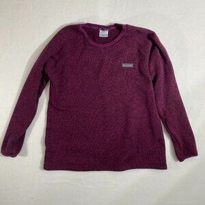 Columbia Sweater Womens Extra Large Purple pullover crewneck XL